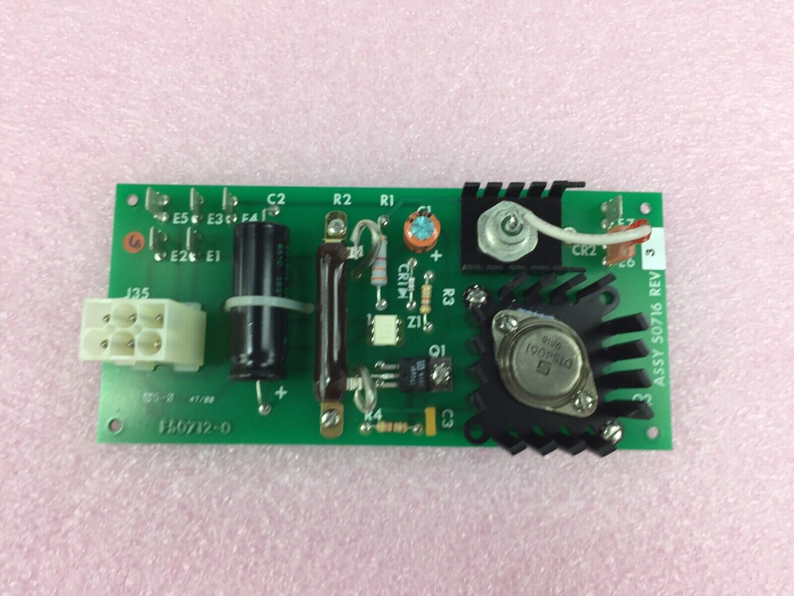 Circuit Board - F50712-0 - ASSY 50716 REV 3 - Replacement Part