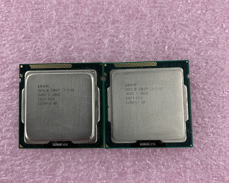 Lot of 2 Intel Core i3-2100 3.1GHz Processor