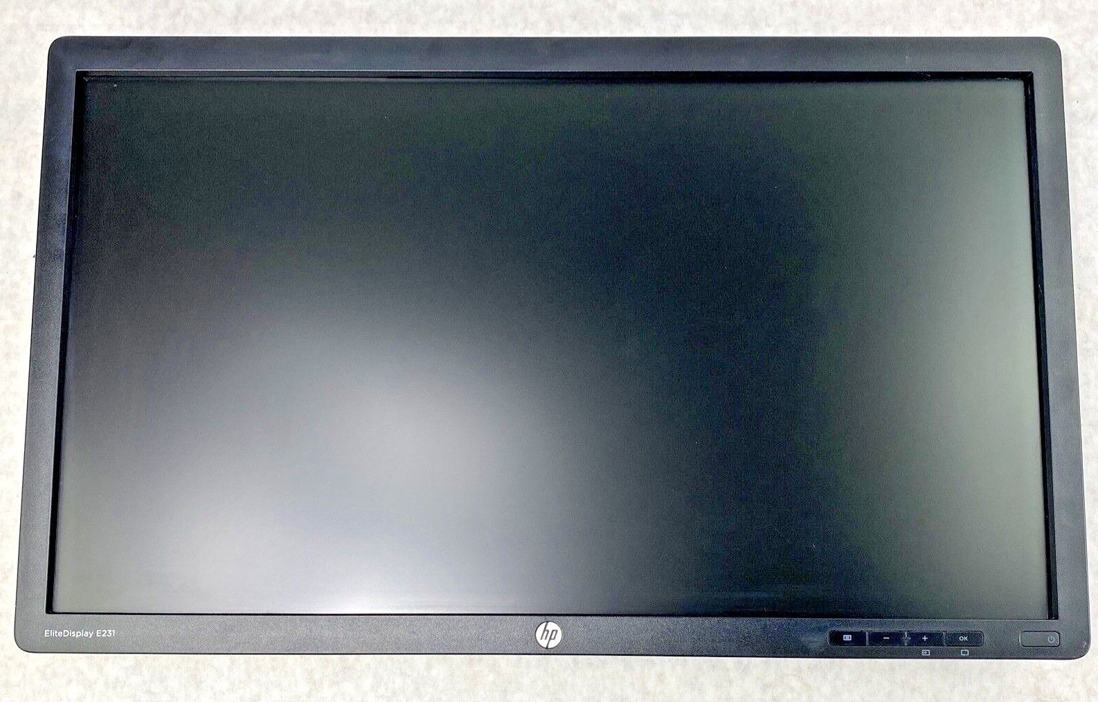 Lot(2) HP E231 EliteDisplay 23inch Monitors 1080p DisplayPort VGA DVI-D Grade B