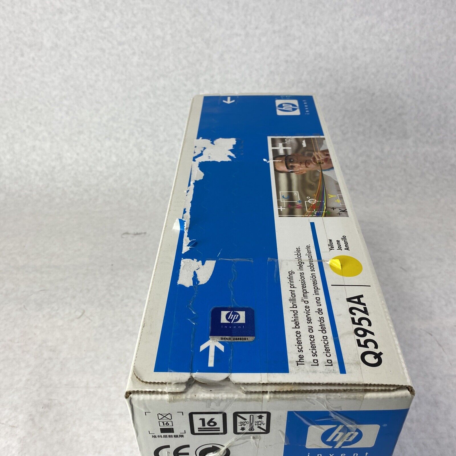 Genuine New HP LaserJet 643A Toner Print Cartridge Q5952A Yellow -Factory Sealed