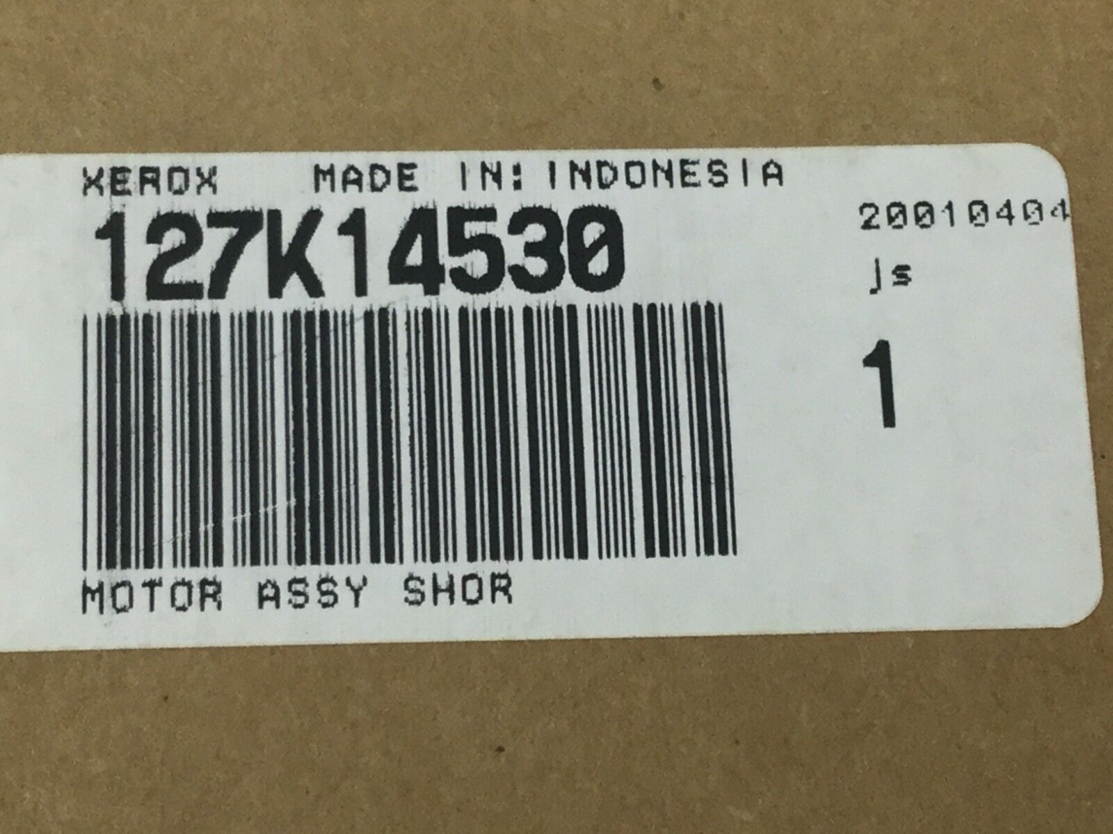 Genuine Xerox 127K14530 Motor Assy Shor New in Sealed Box