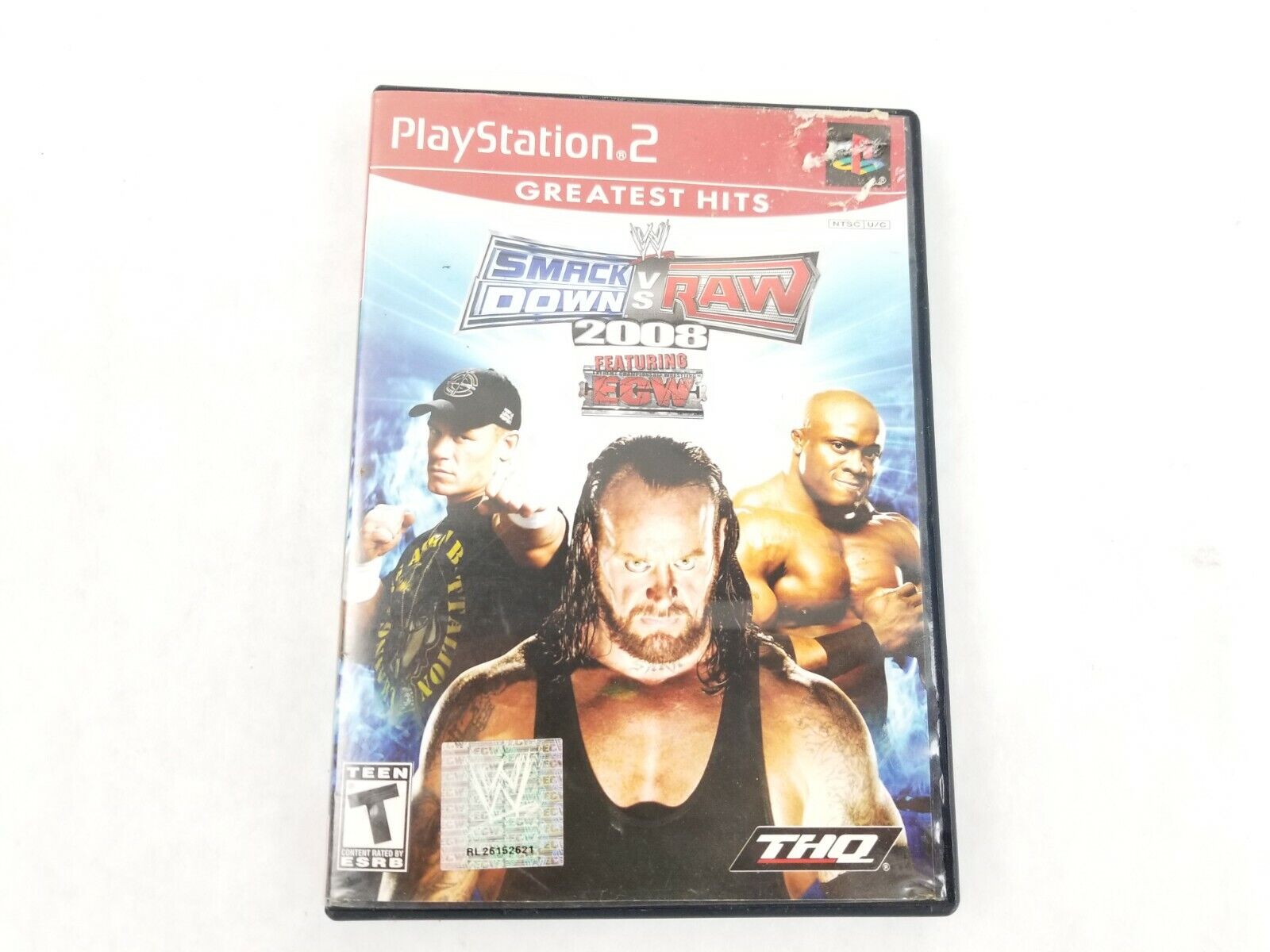 WWE Smackdown VS Raw 2008 With Manual.