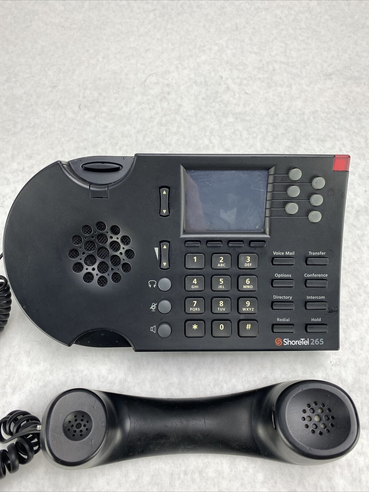ShoreTel IP 265 Shorephone S36 VoIP Phone 6 Line Display w/ Stand + Handset