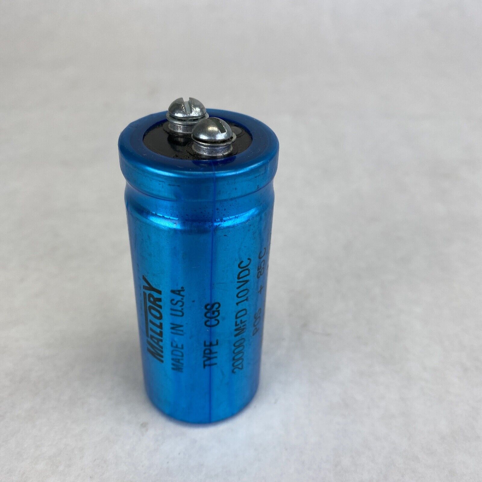 Mallory 235-7751A Electrolytic Capacitor 20000MFD 10VDC