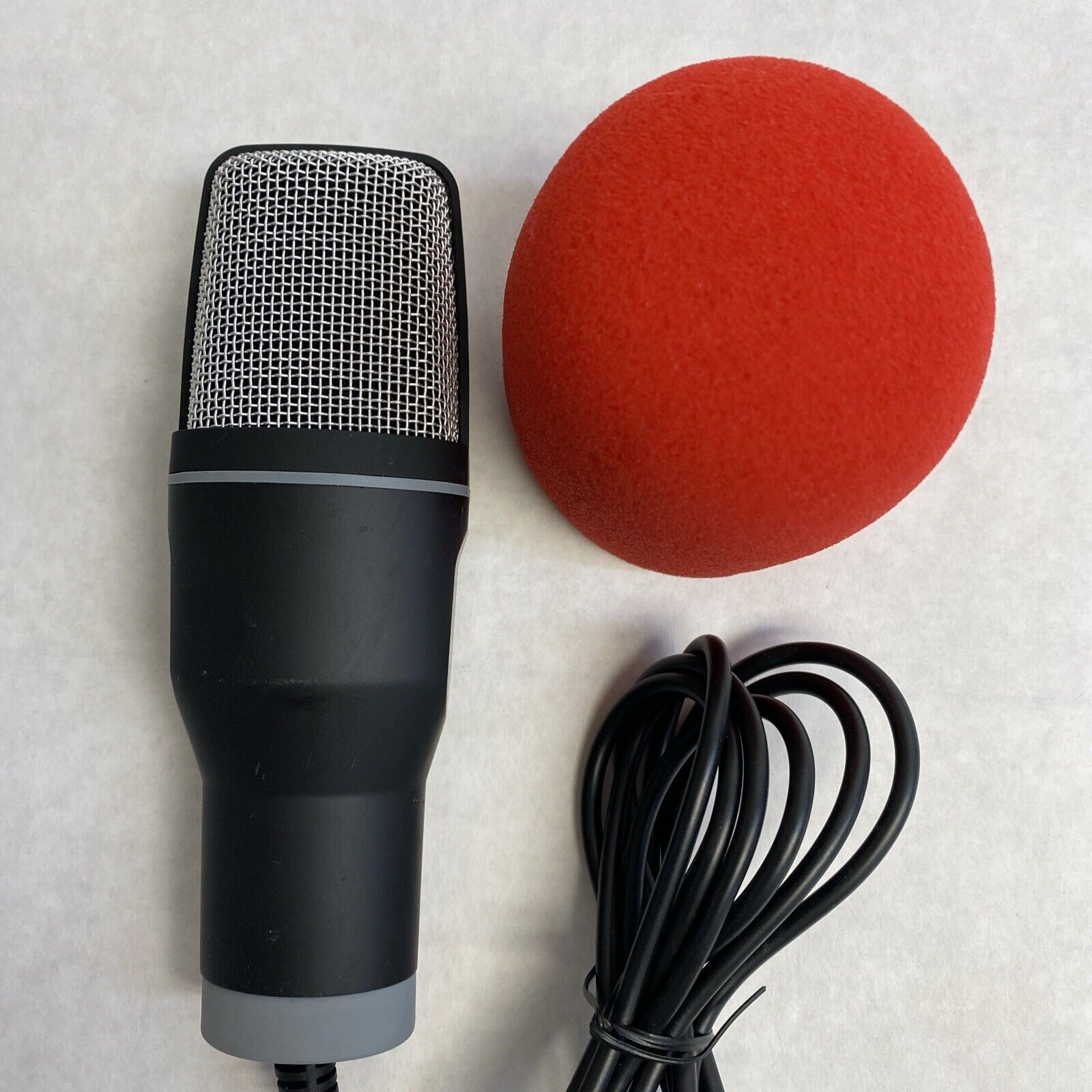 Soonhua SH-666 Microphone ONLY 4ft 3.5mm Cable Tested NO ACCESSORIES