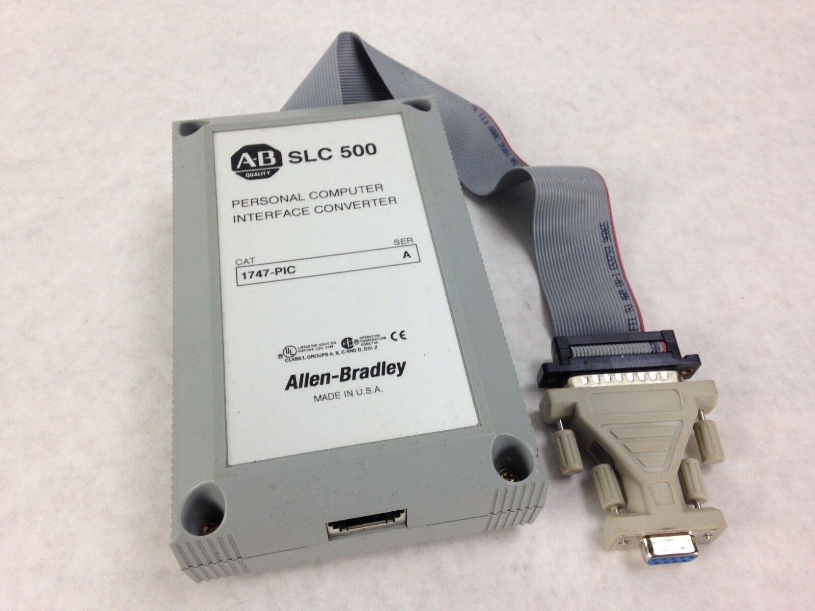 Allen-Bradley SLC-500 Personal Computer Interface Converter 1747-PIC Ser A