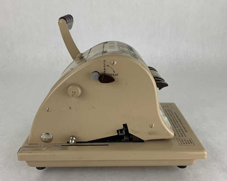 Paymaster 8000 Receipt Puncher W/ Film Tested