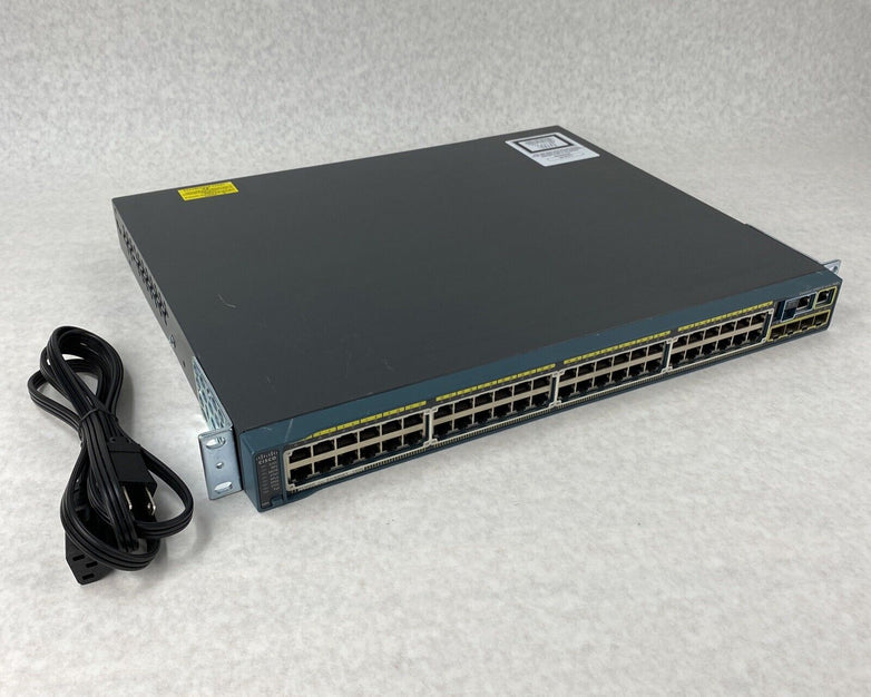 Cisco Catalyst 2960-S Series PoE+ WS-C29605-48FPS-L V03  48-Port Ethernet Switch