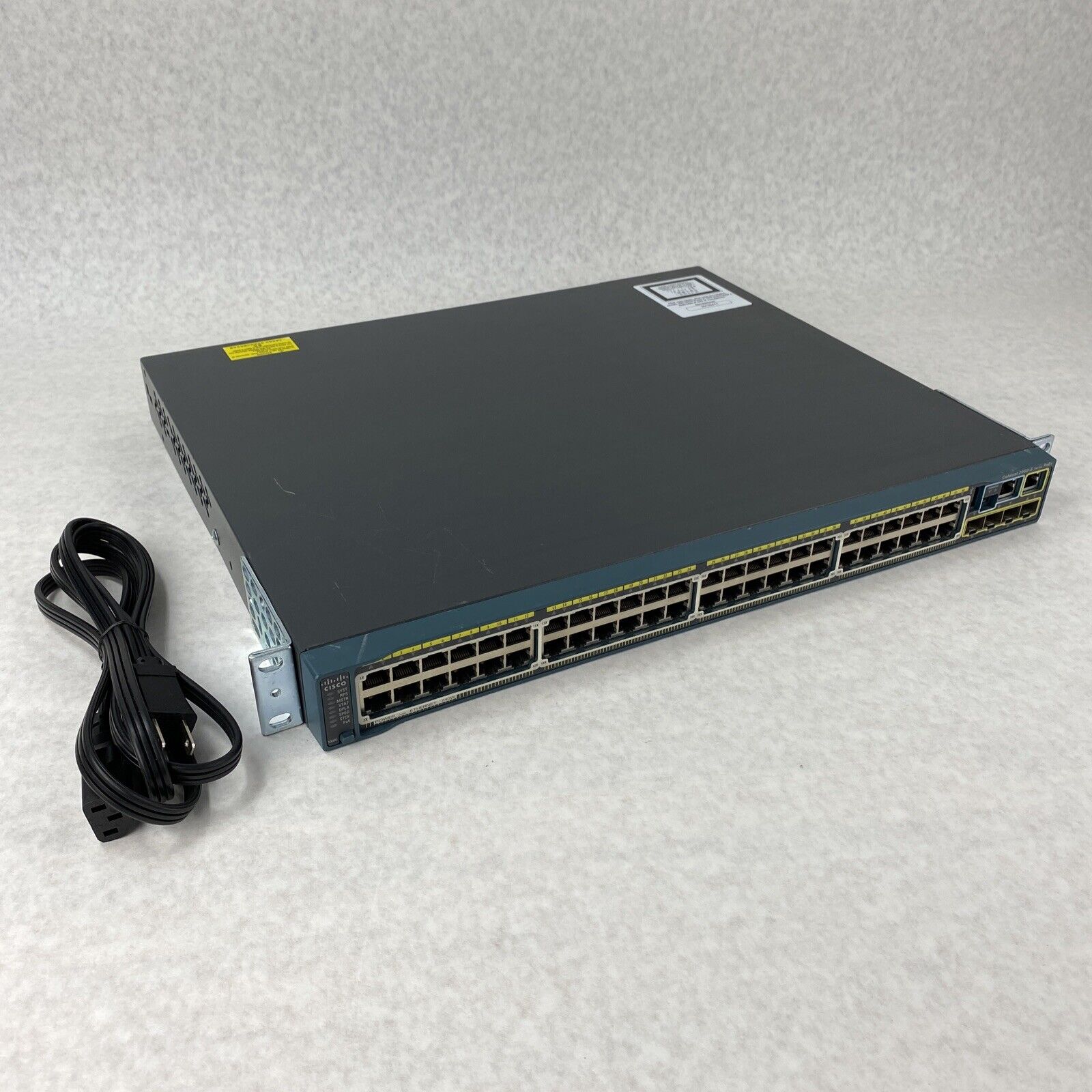 Cisco Catalyst 2960-S Series PoE+ WS-C29605-48FPS-L V03  48-Port Ethernet Switch