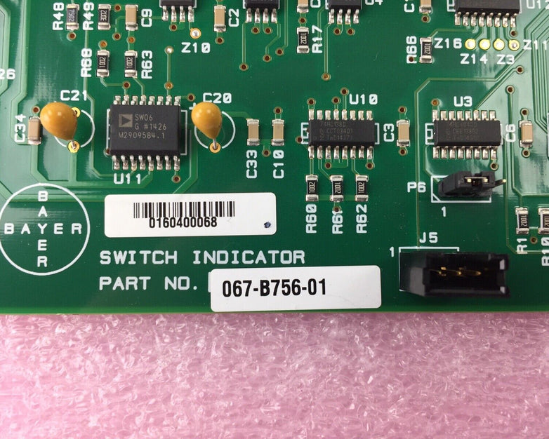 Siemens Bayer 067-B756-01 Switch Indicator Board