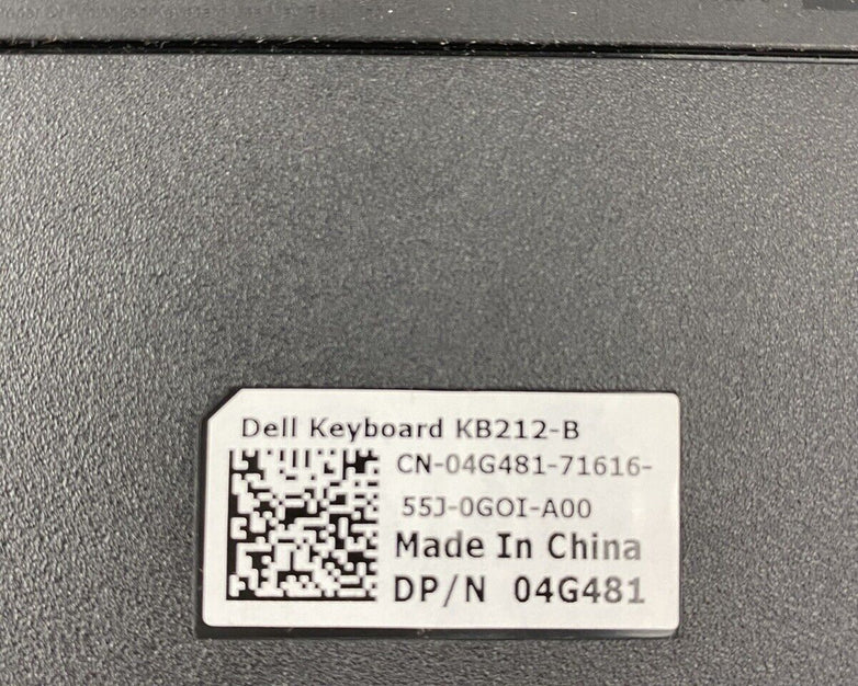 Lot of 3 Dell Keyboards KB212-B DP/N 04G481