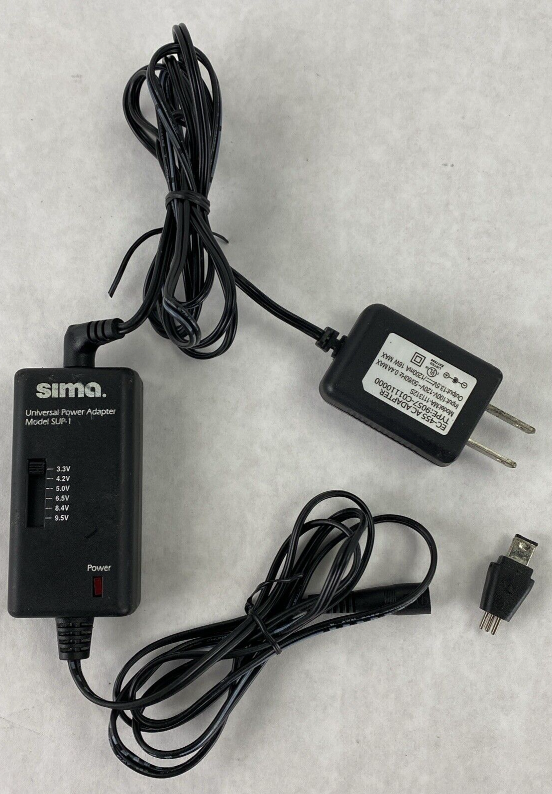 Sima SUP-1 Universal Power Adapter 3.3V to 9.5V with Sony Handycam Adapter