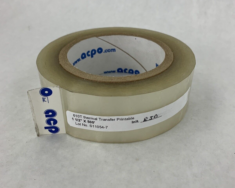 New ACPO 610T Thermal Transfer Printable Tape S11054-7