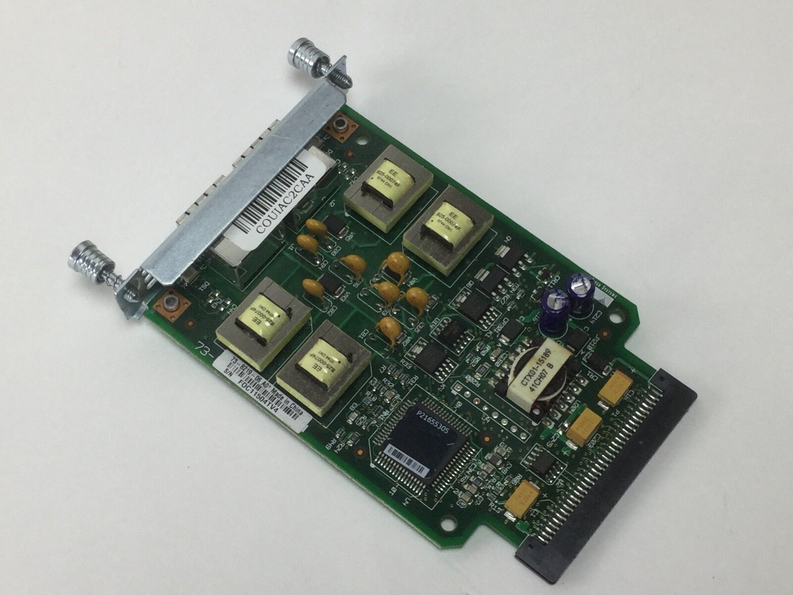 Cisco 73-8219-06 2-Port Voice Interface Card Router