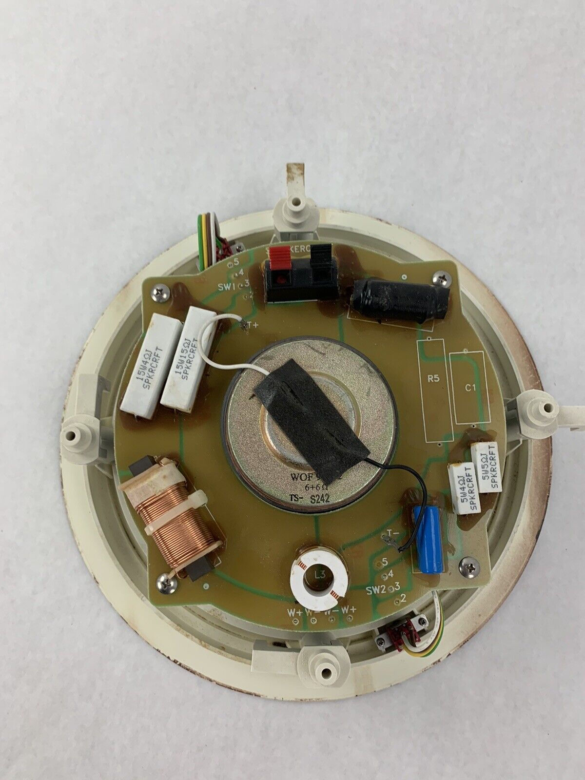 SpeakerCraft Aim Series House Audio  Celling Speaker (working missing base)