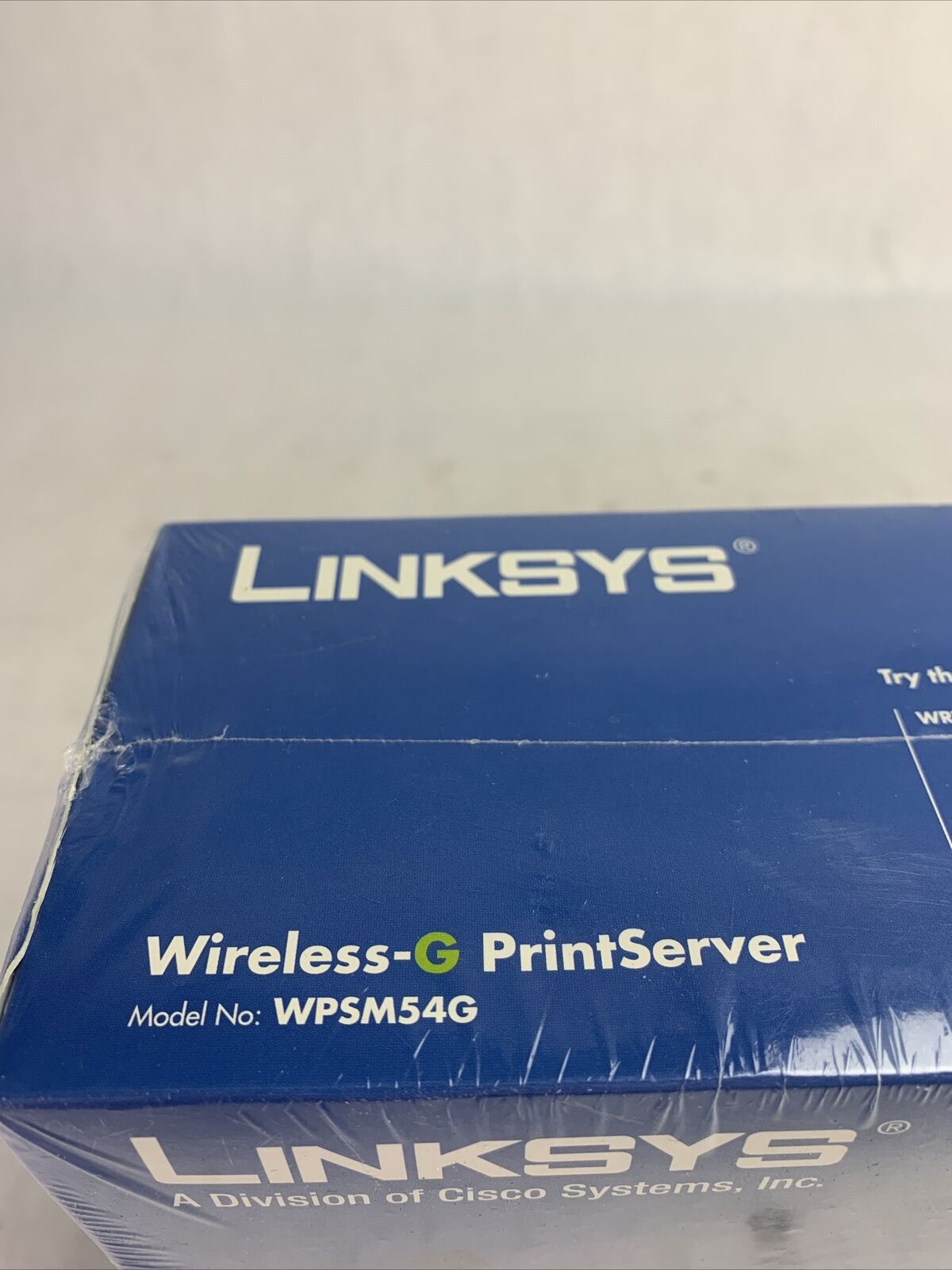 Linksys Wireless-G PrintServer New In Box WPSM54G
