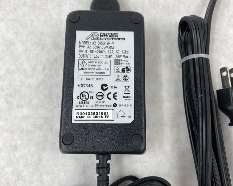 APC A2-36SG12R-V  13.5V 2.66A 36W AMX PSN2.8 3.5mm Power Supply Adapter