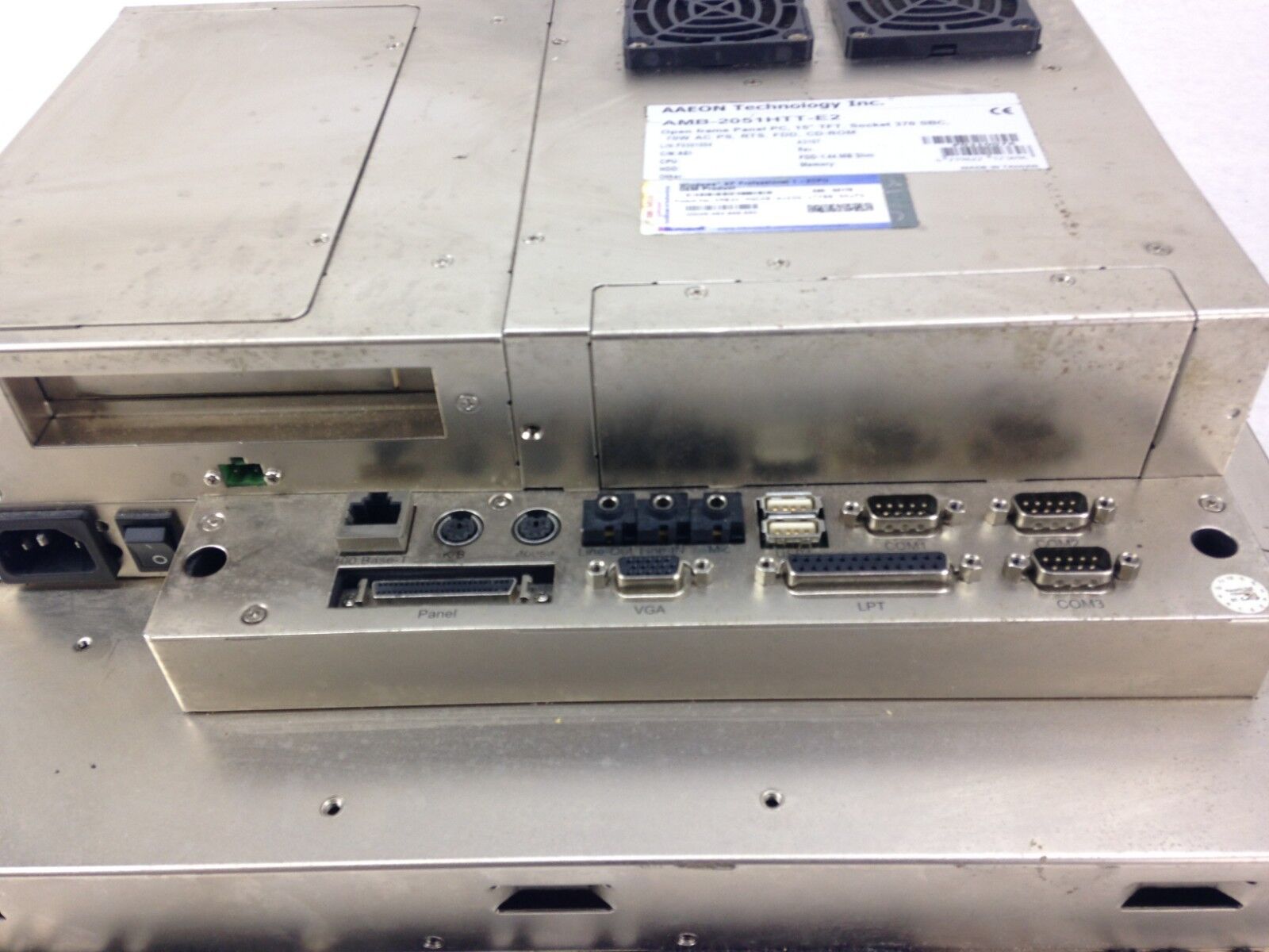AAEON AMB-2051HTT-E2 HMI, MMI, OIT Operator Interface, Pent III 850MHz, 640K RAM