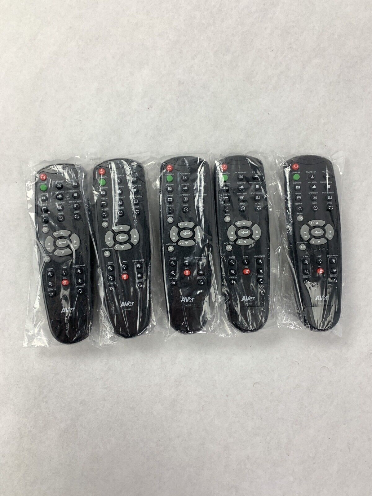 Lot of 5 New AVer RM-N6 for AVerVision M70 Remote Control
