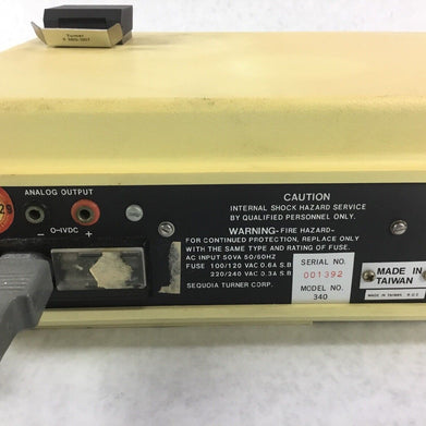 Sequoia-Turner Model 340 Spectrophotometer