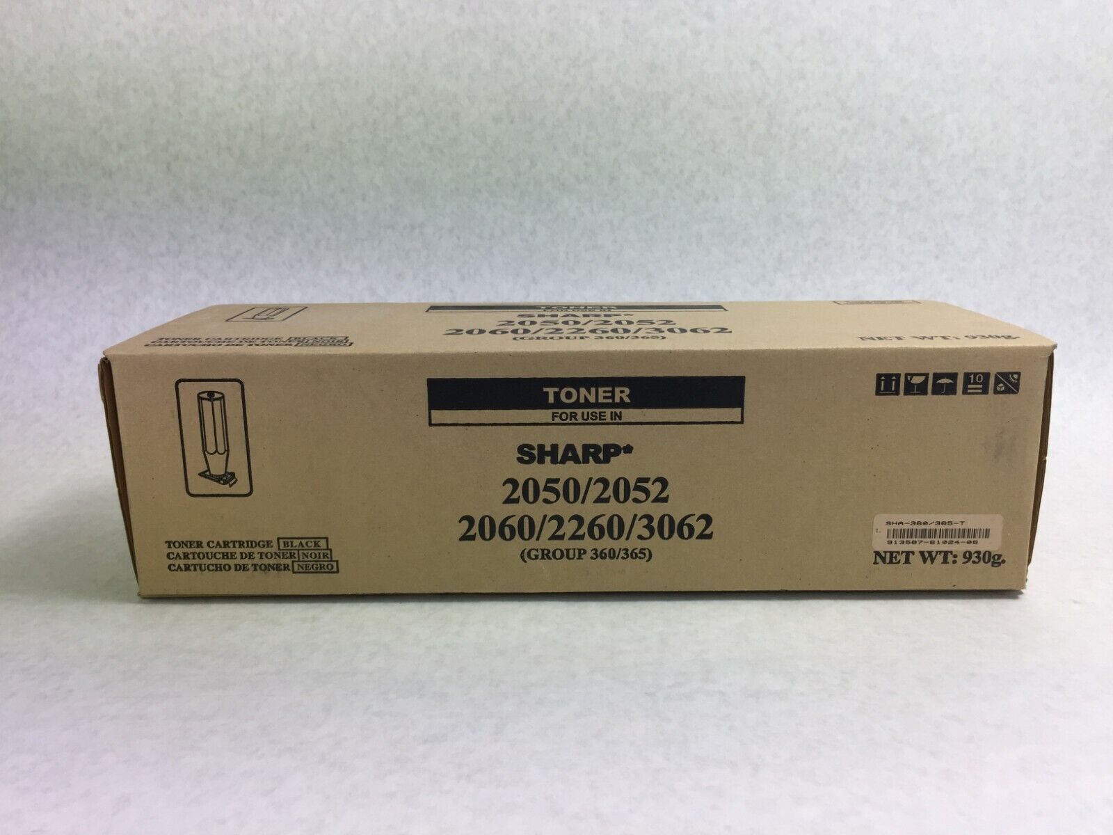 Genuine Sharp 360/365-T Black Toner 563288-60811-06  SHA-360/365-T   New