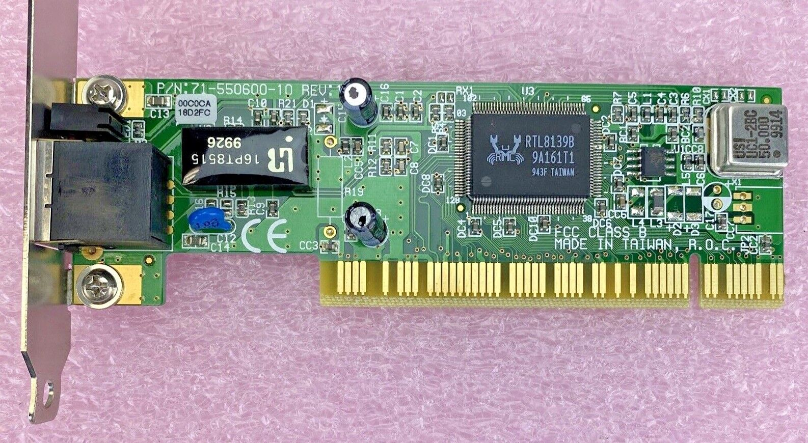 NetSurf GFC2206 70-550600-11 Rev1.1 Realtek RTL8139B LAN Network PCI Adapter
