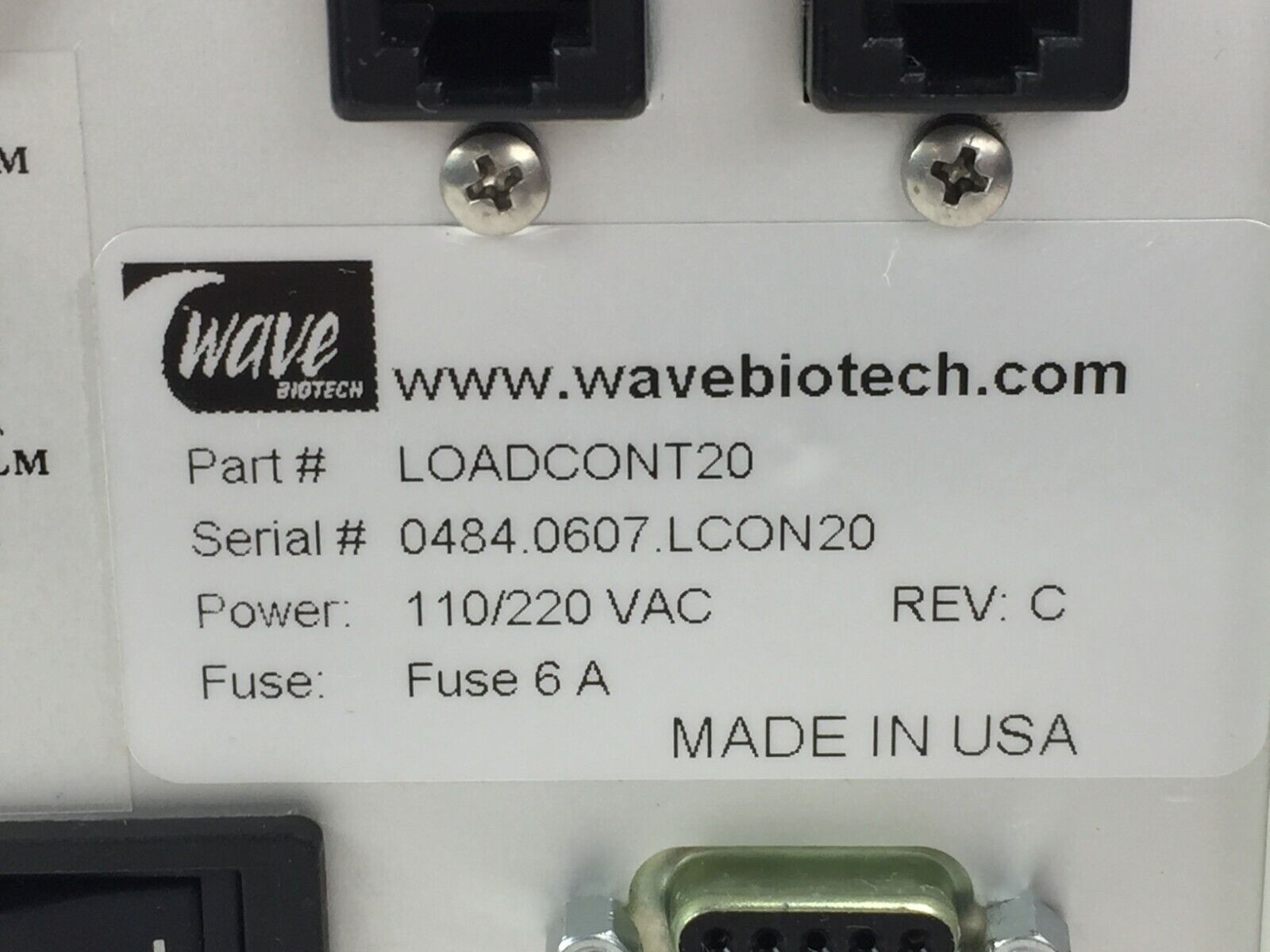 Wave Biotech LOADCOUNT 20   Includes Power Cord