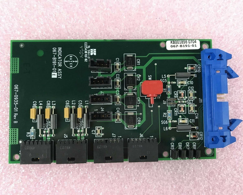 Siemens Bayer 067-B191-01D Indicator ASSY Board 067-0936-01B