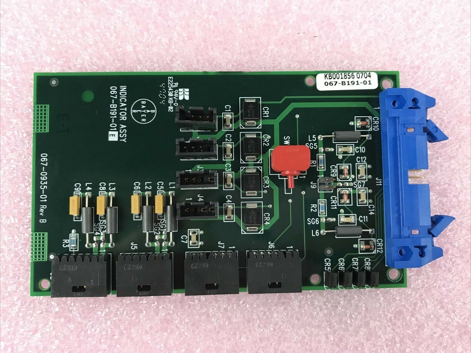 Siemens Bayer 067-B191-01D Indicator ASSY Board 067-0936-01B