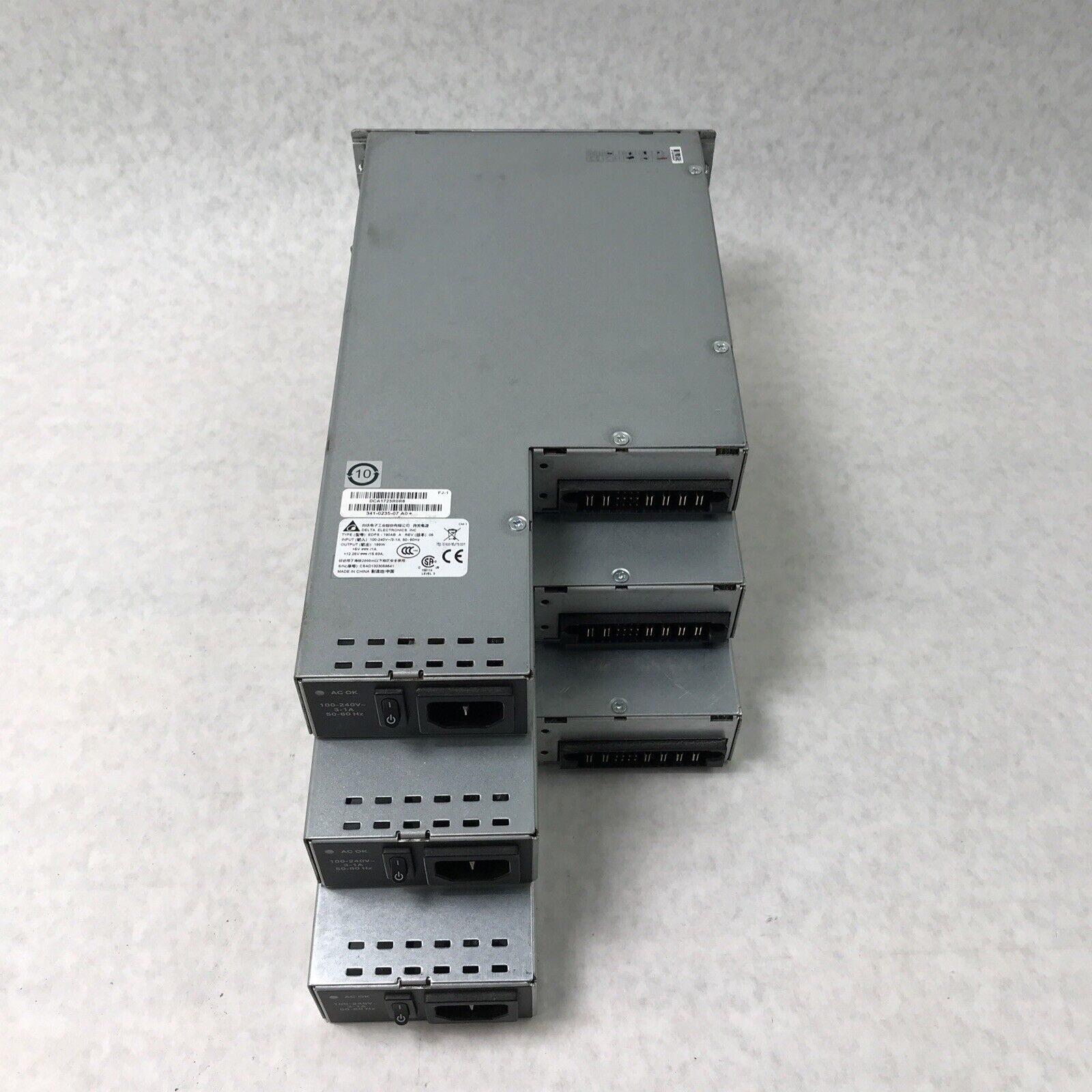 Delta Electronics EDPS-190AB 240V 199W 60Hz Power Supply (Lot of 3)