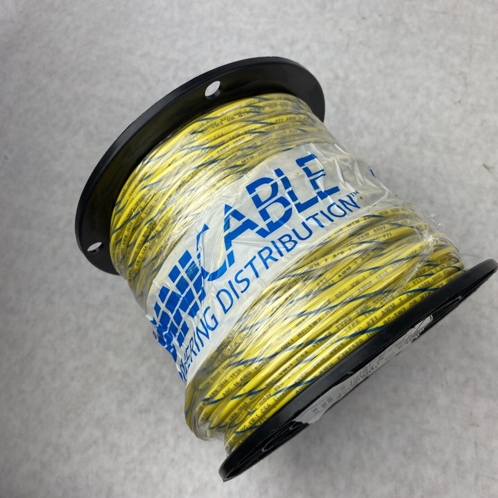 Omni Cable L716ST-08  16(26ST)TC PVC 600V/1000V Yellow 1015 / 1230 / 1032  500FT