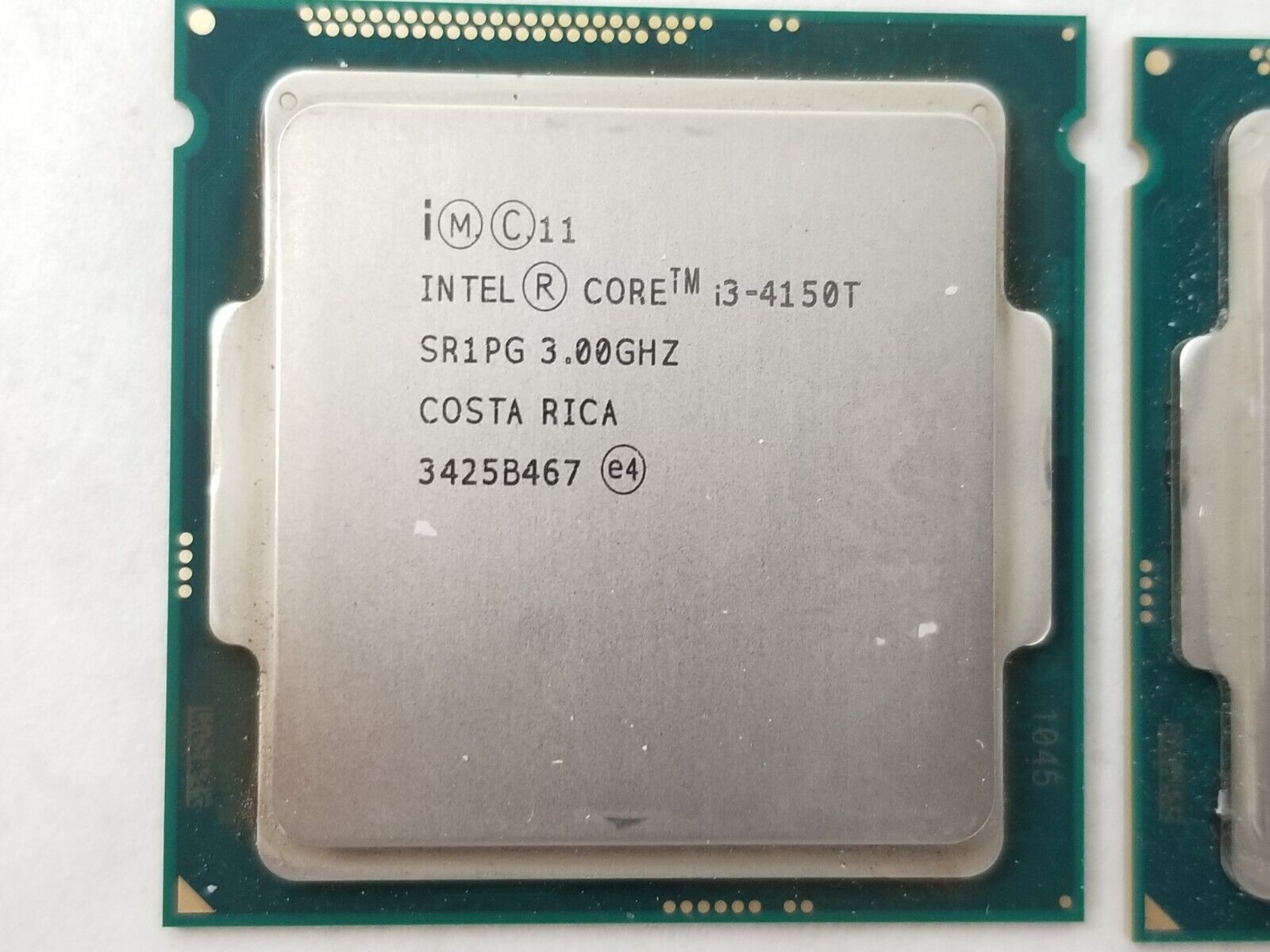 Lot of (2) Intel Core i3-4150T SR1PG 3.0GHz Dual-Core LGA1150 CPU Processor
