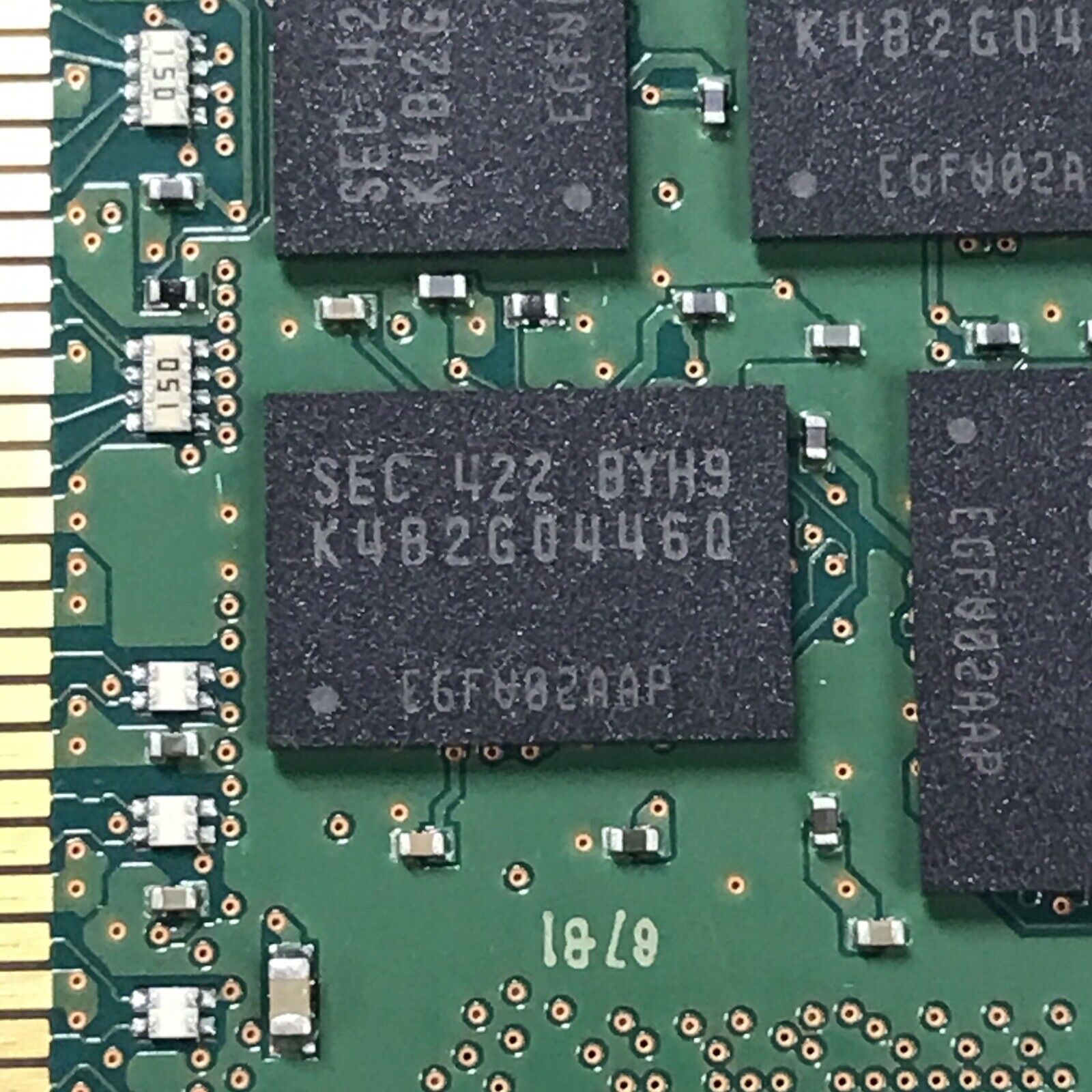 Samsung 16GB Kit 2x8GB 2Rx4 PC3L-10600R-09-12-E2-D3 Ram M393B1K70QB0-YH9Q8