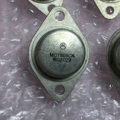 NOS Motorola MC7808CK Voltage Regulator  Lot of 5