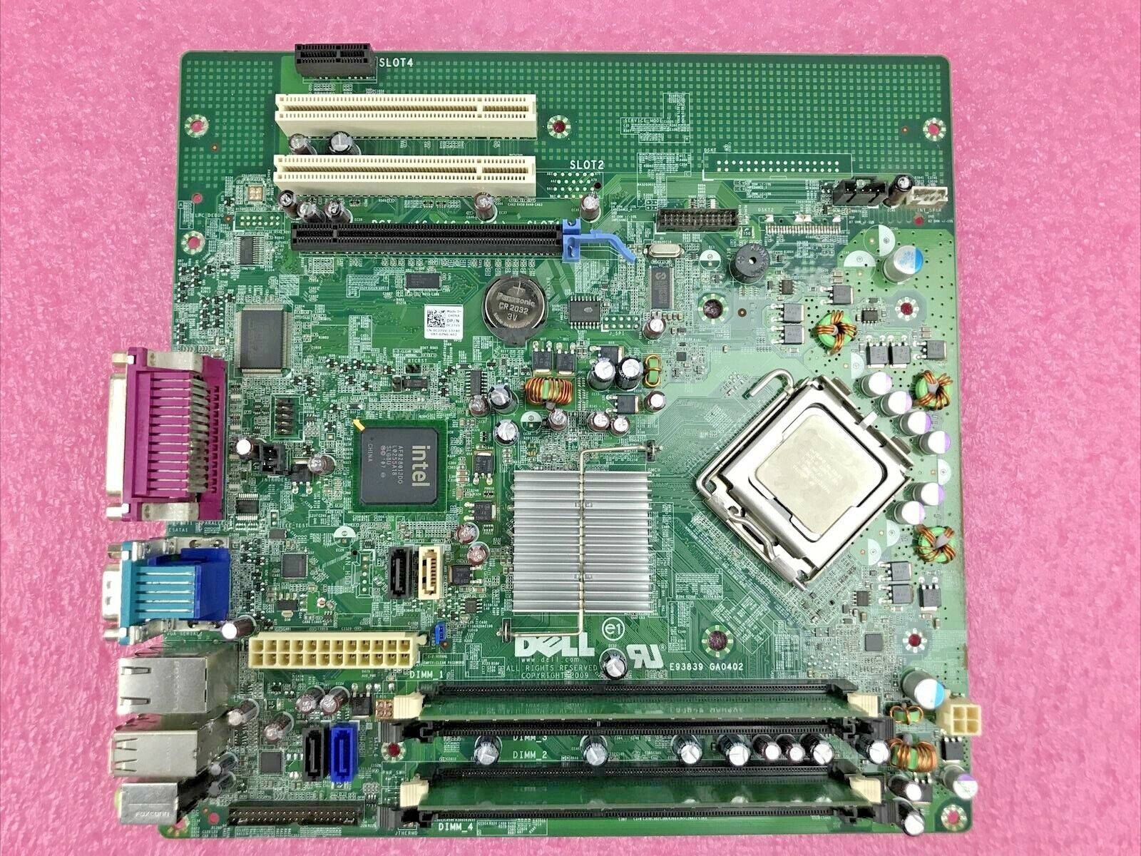 Dell OC27VV Motherboard Intel Core 2 Duo E8600 3.33GHz 2GB RAM