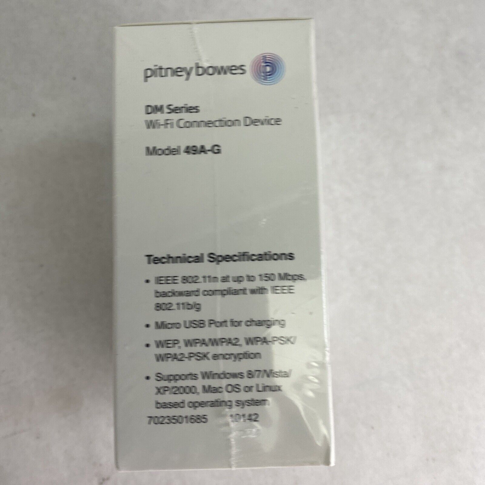 Pitney Bowes 49A-G Wi-Fi Connection Device DM Series SEALED