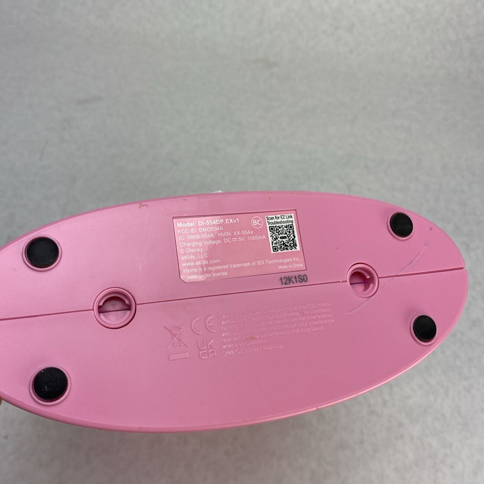 Ekids Di-554DPEXv1 Courage Rocks Disney Princess Karaoke Microphone Amp