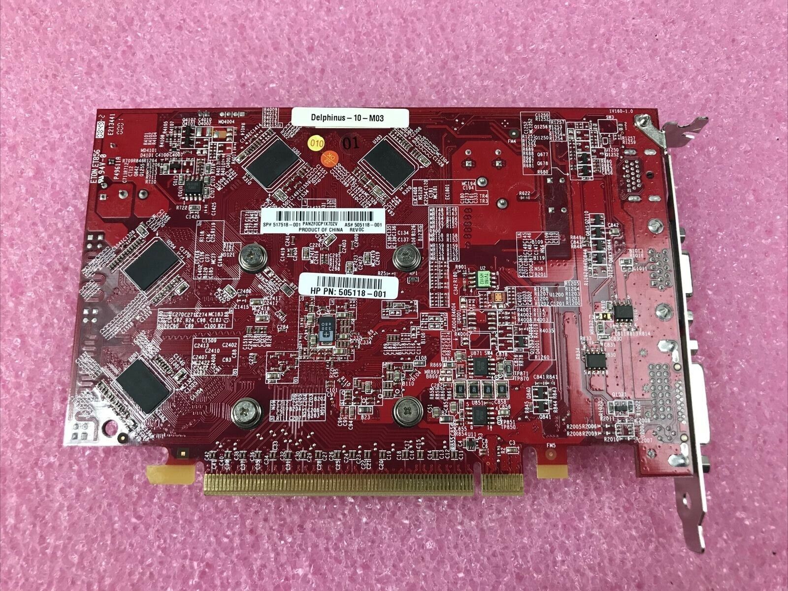 HP 505118-001 ATI Radeon HD4650 rv730 PCIe 512MB Video Card
