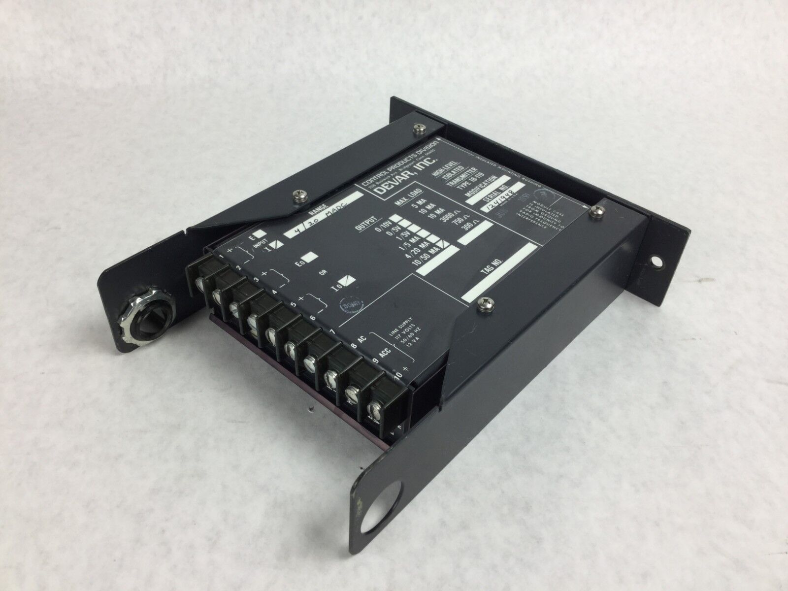 DEVAR 18-119 High-Level Isolated Transmitter 18-119  10/50 MA  4/20 MADC Range