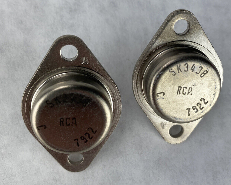 Lot( 2 ) RCA SK3438 Bipolar Transistor 7922