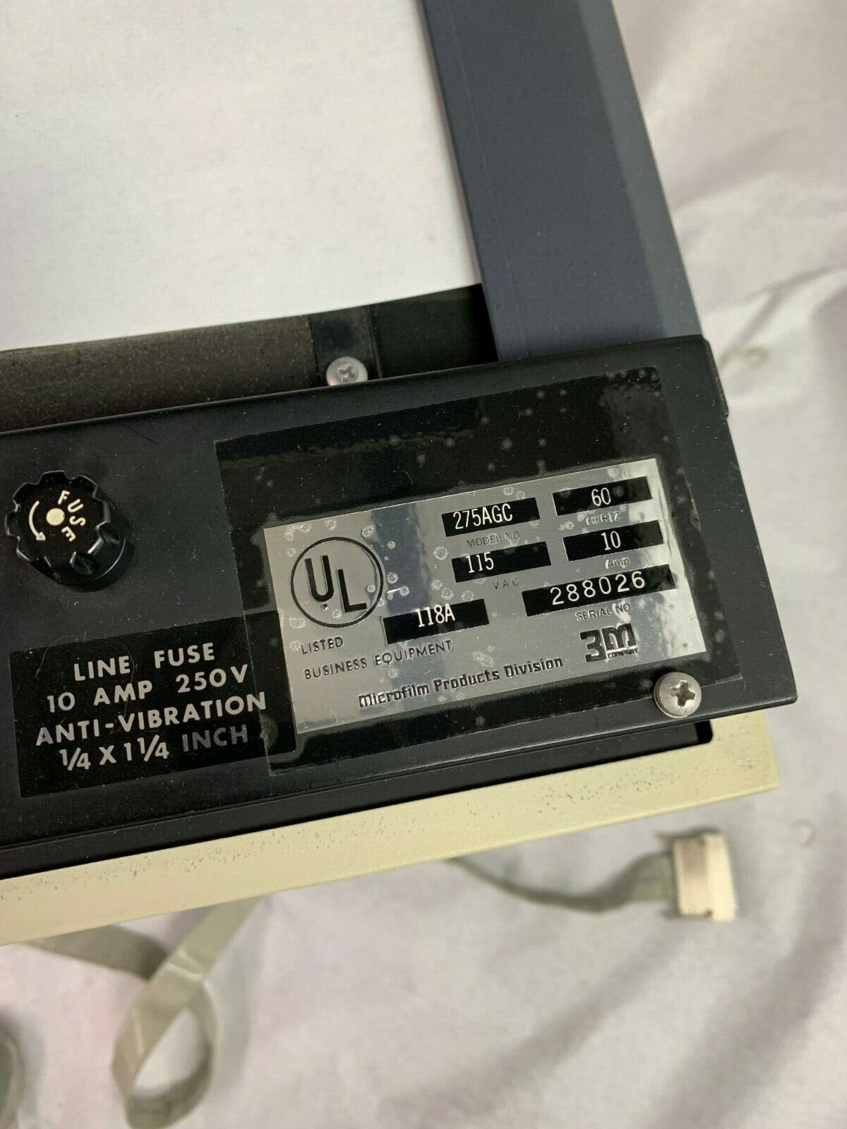 3M 275AGC 500 Microfilm Reader Printer 288026