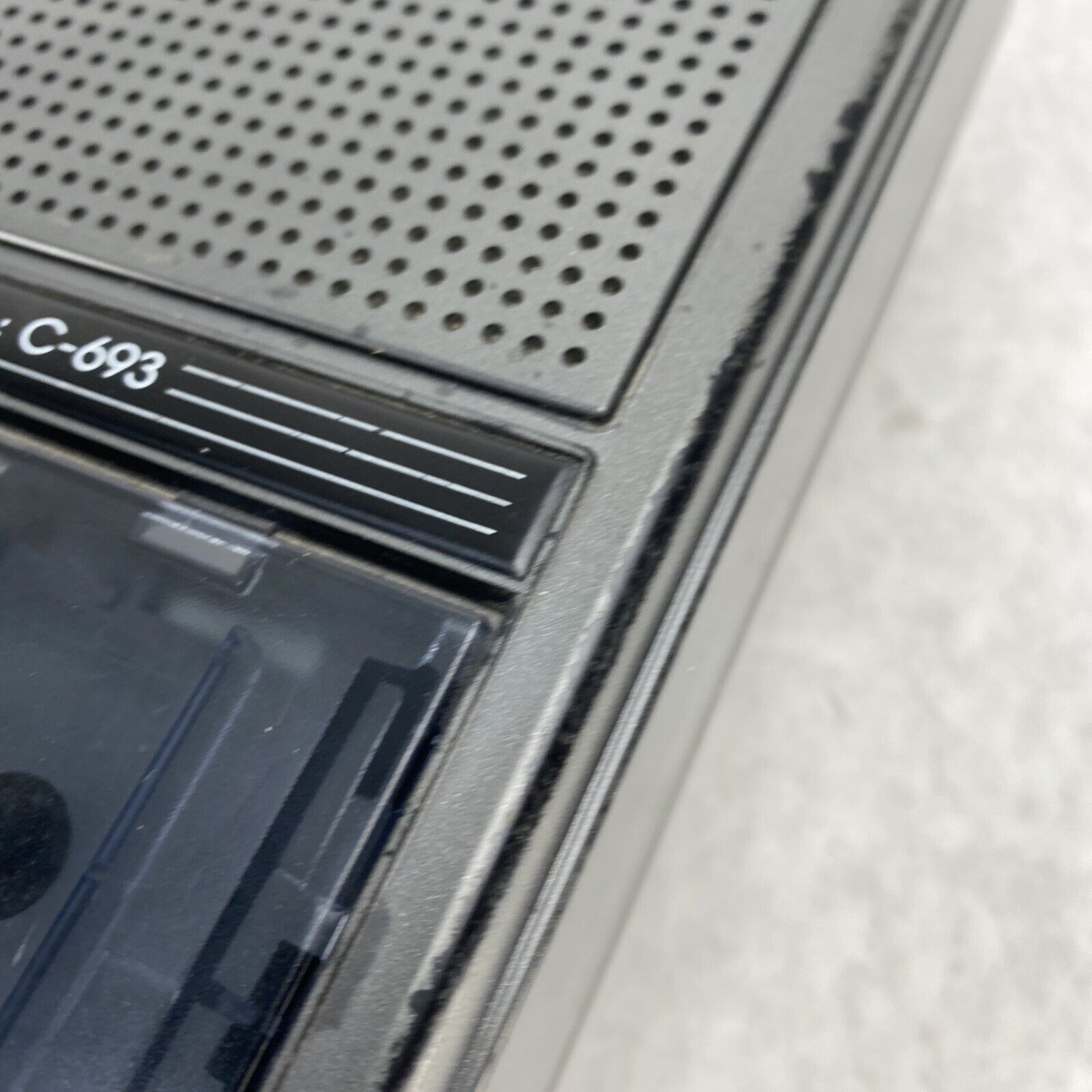 Centennial C-693 Slimline Cassette Tape Recorder NO FAST FORWARD