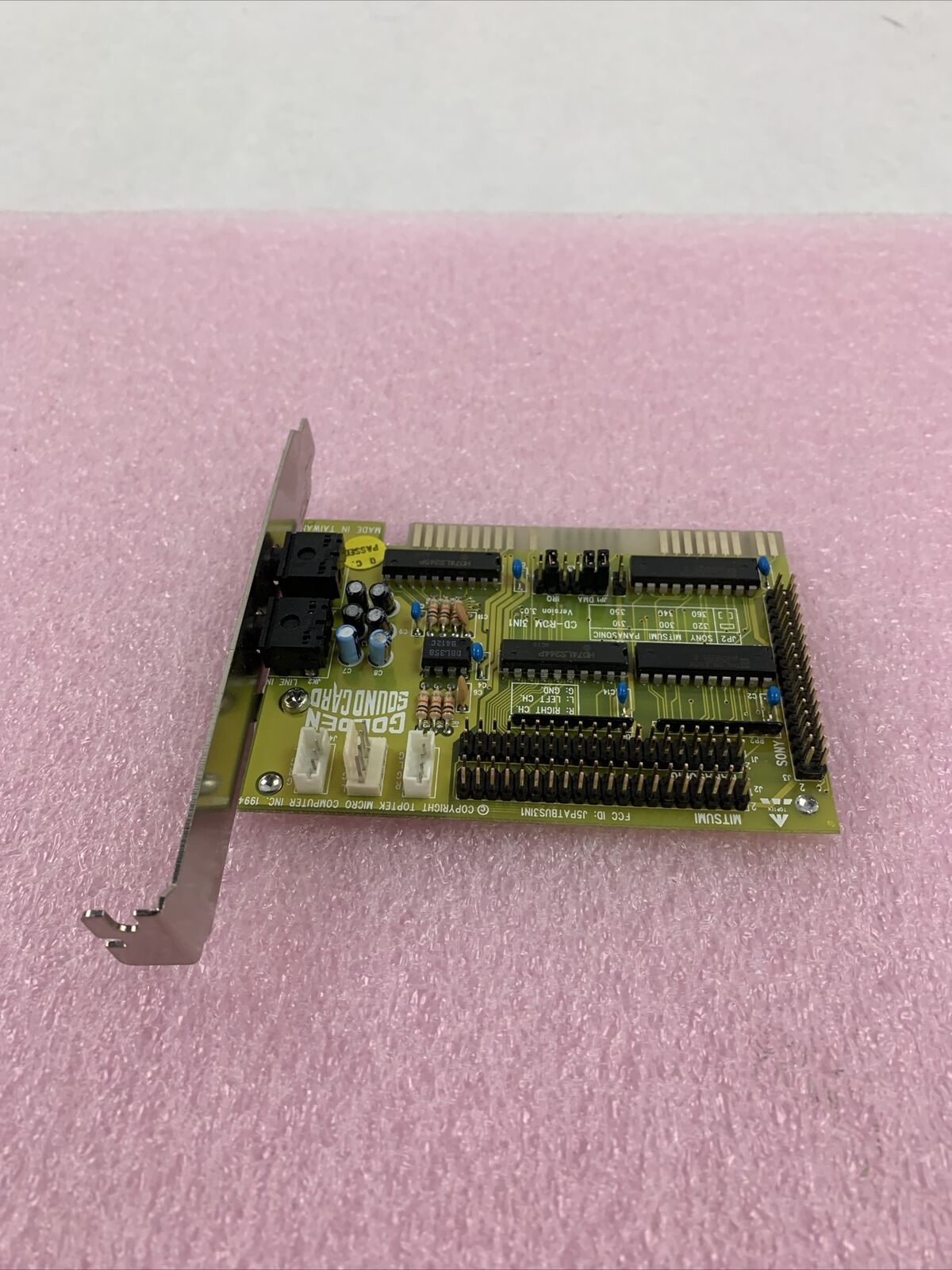 Toptek Micro Computers valled golden Sound Card Ver 3