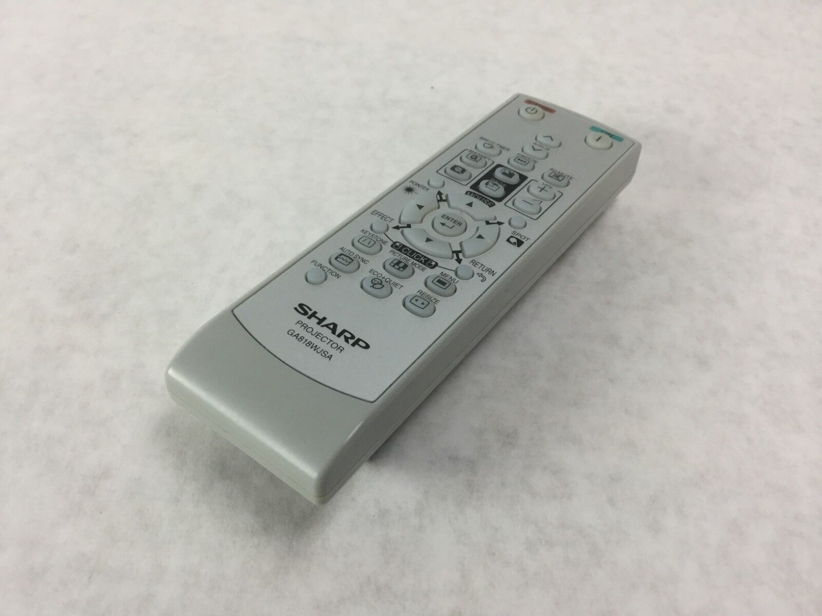 Sharp GA818WJSA Remote Control XR-55X VD-1730 XR-50SL XR-50S  Used