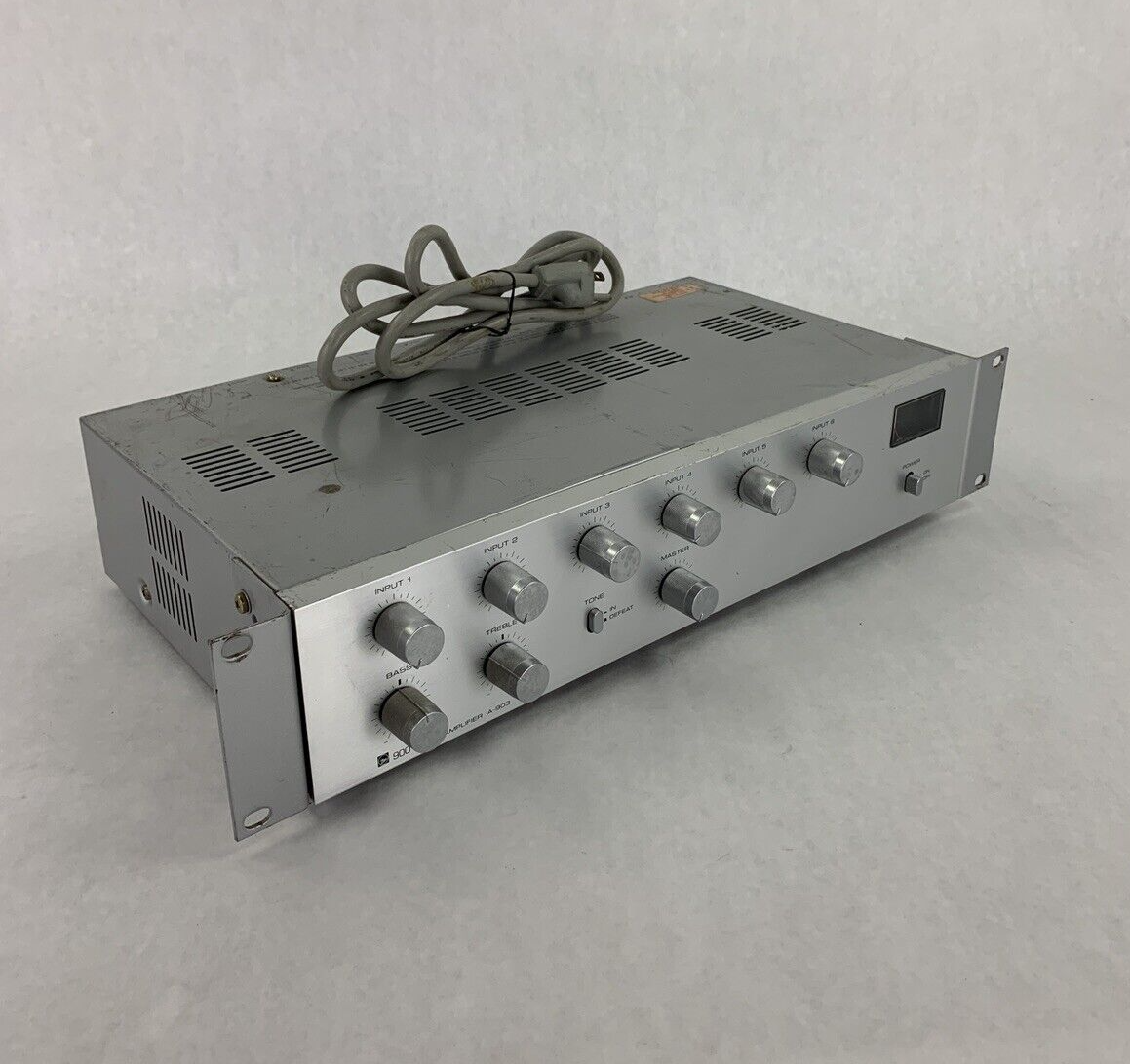 TOA A-903A 900 Series Mixer Power Amplifier Tested Missing Modular Cards
