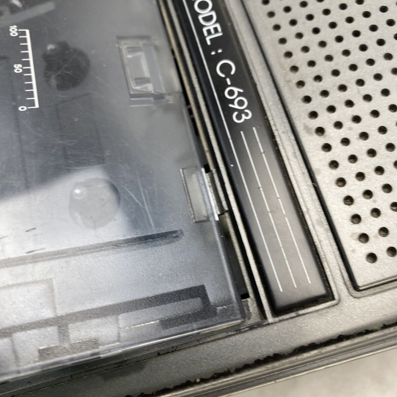 Centennial C-693 Slimline Cassette Tape Recorder NO FAST FORWARD