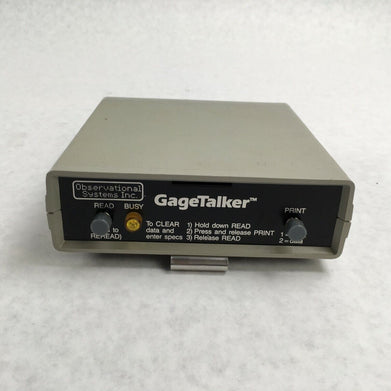 Observational Systems Inc. GageTalker FM186 Powers ON