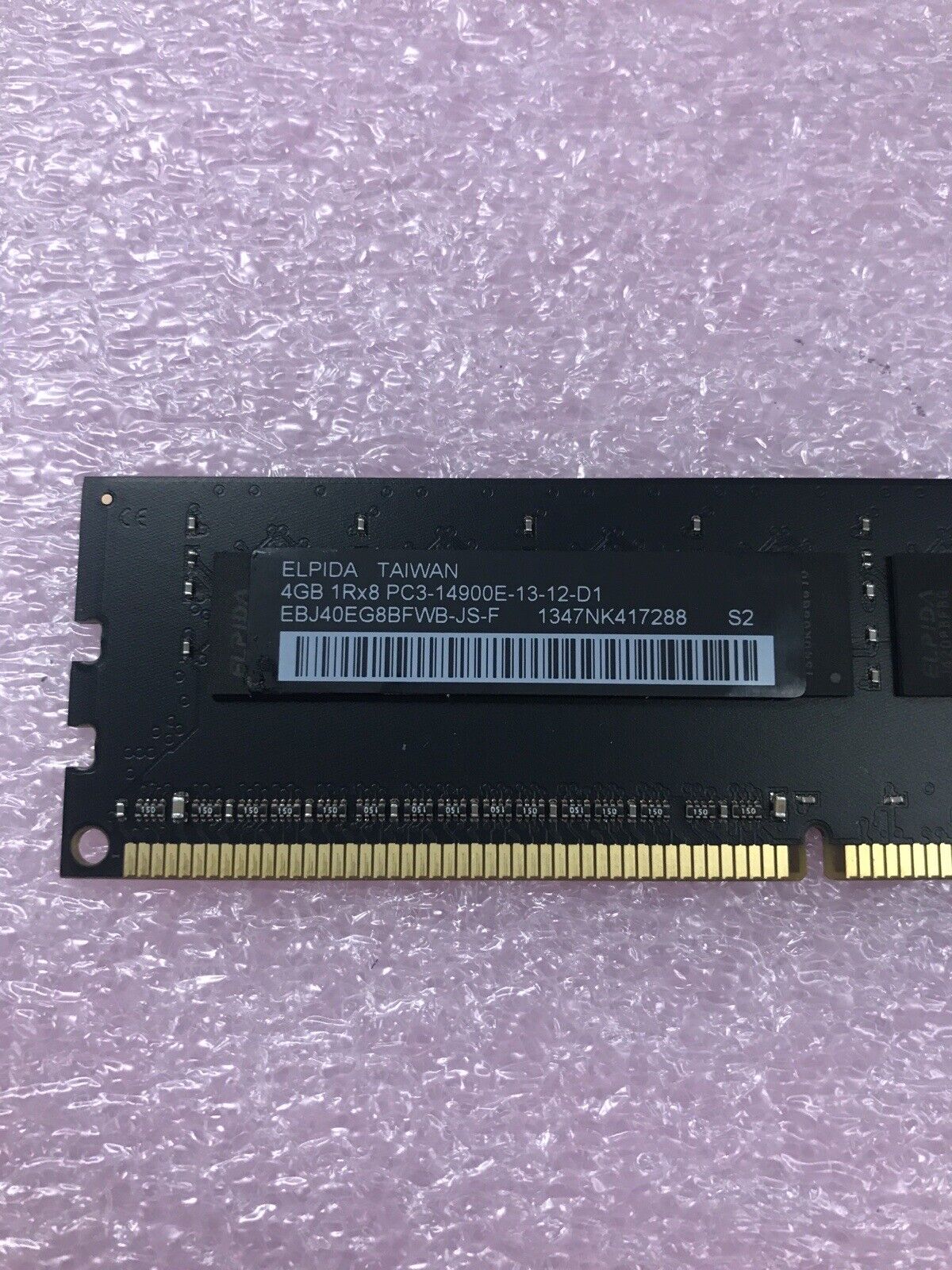ELPIDA 12GB Kit 3x4GB 1Rx8 PC3-14900E-13-12-D1 Ram EBJ40EGB8BFWB-JS-F