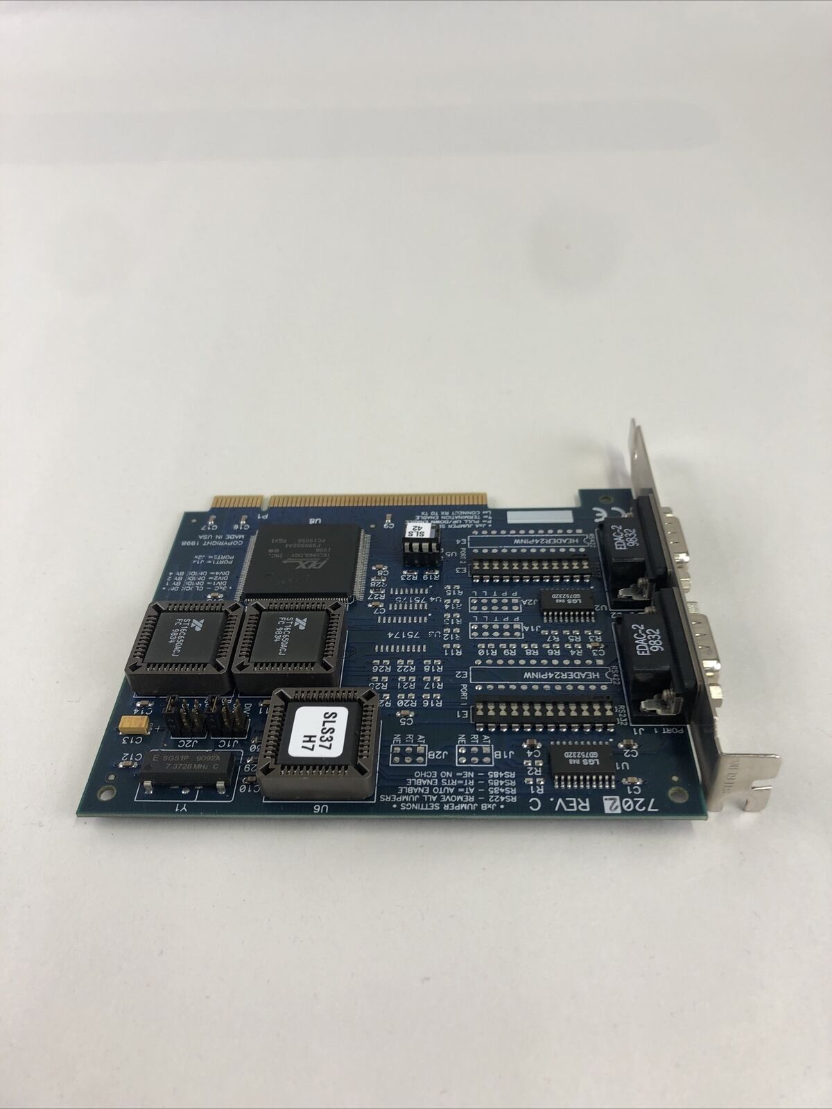 Black Box IC140C-R2 Used Circuit Board Dual Port Serial RS232 Card