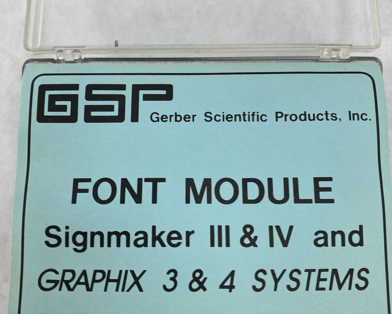 Gerber Scientific PD18029 Avant Extra Bold Signmaker III & IV Graphix 3 & 4